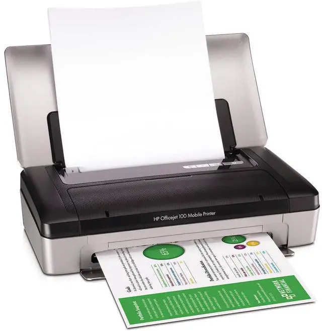 Alt view image 2 of 3 - HP Officejet 100 Mobile Printer