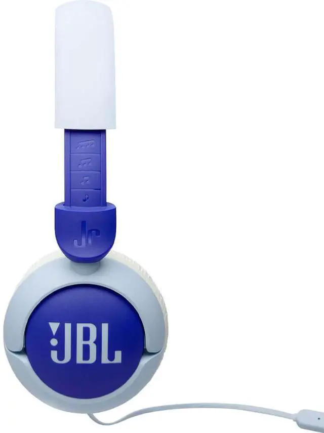 Alt view image 5 of 6 - JBL JR320BLU Junior 320 Kids Wired On-Ear Headphones - Blue
