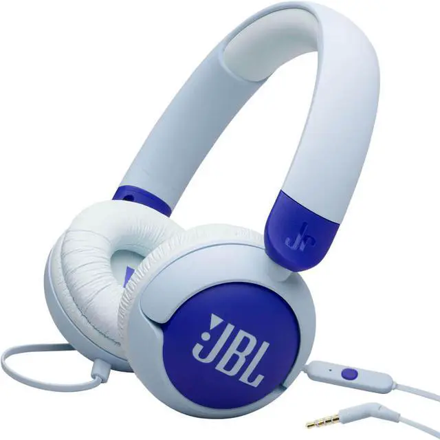 Alt view image 4 of 6 - JBL JR320BLU Junior 320 Kids Wired On-Ear Headphones - Blue
