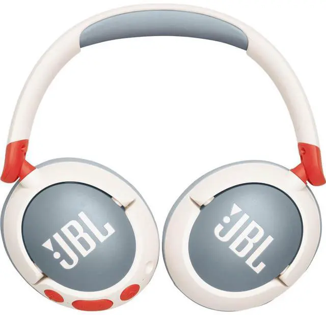 Alt view image 5 of 14 - JBL JR470NCWHT Junior 470NC Kids Wireless Over-Ear Noise Canceling Headphones - White