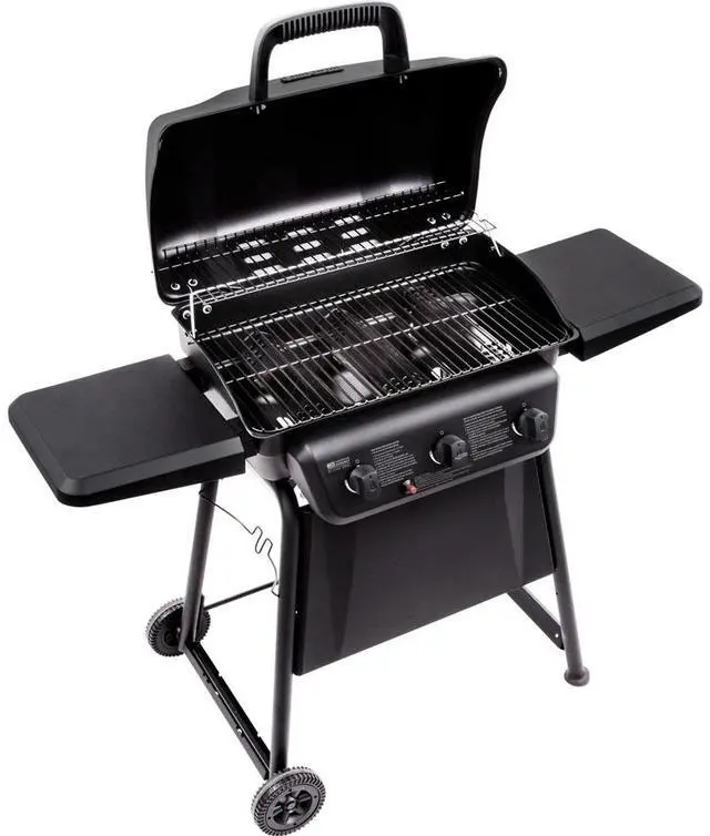 Alt view image 4 of 7 - Char-Broil 465735621 American Gourmet Classic Series 3-Burner Gas Grill - Black