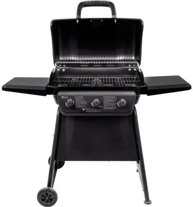 Alt view image 3 of 7 - Char-Broil 465735621 American Gourmet Classic Series 3-Burner Gas Grill - Black