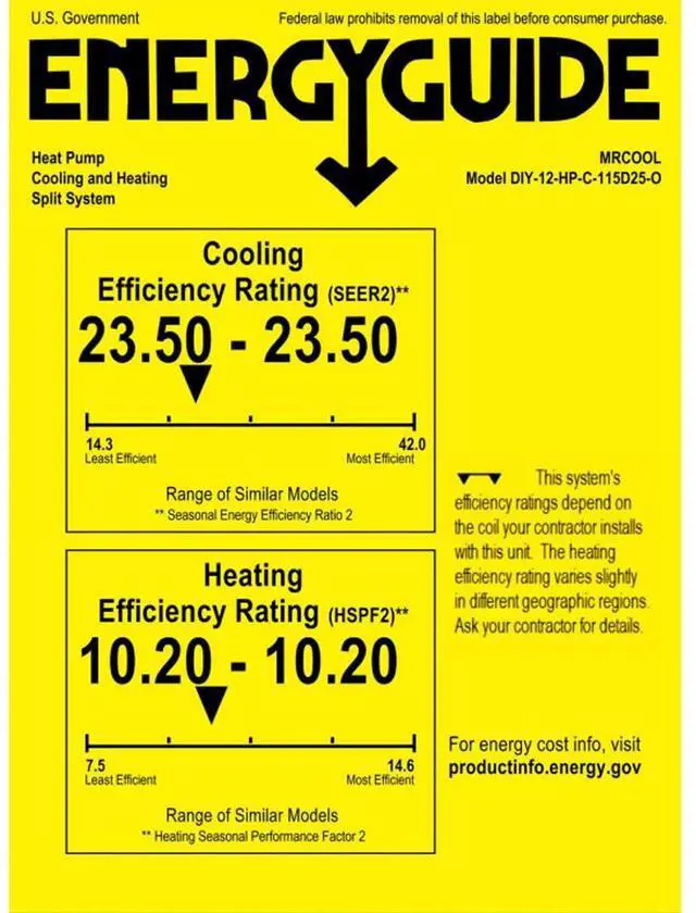Alt view image 3 of 3 - MRCOOL 12HPWM115D25 12000 BTU 115V DIY 5th Generation Mini-Split Air Handler and Condenser