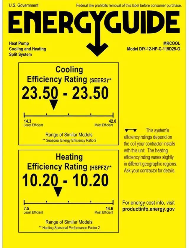 Alt view image 5 of 5 - MRCOOL 12HPC115D25O 12000 BTU DIY 115V 5th Generation Mini-Split Condenser