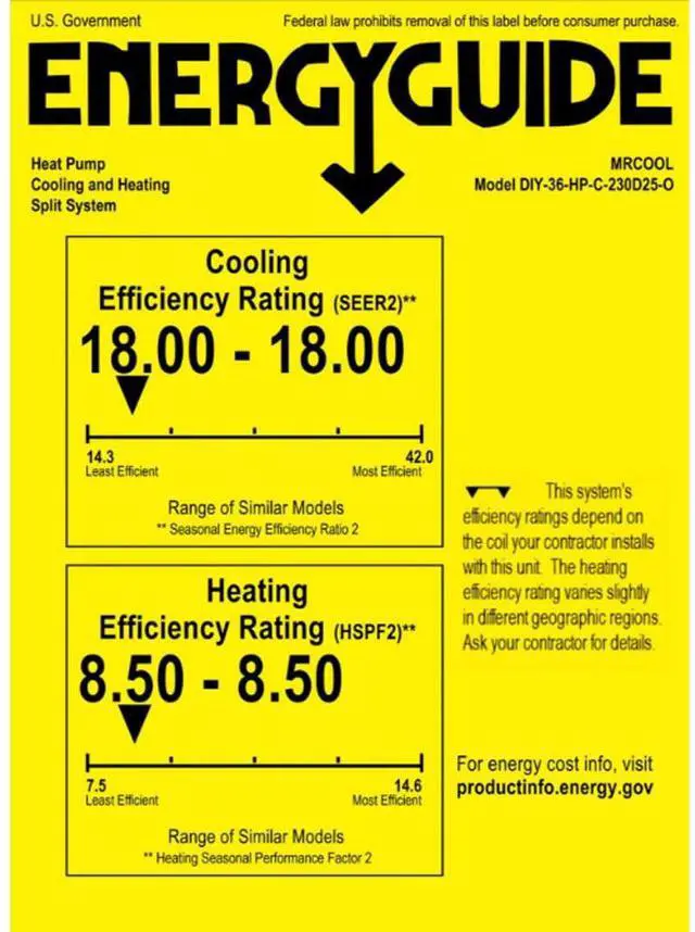 Alt view image 6 of 6 - MRCOOL 36HPC230D25O 36000 BTU 230V DIY 5th Generation Mini-Split Condenser Smart Air Conditioner/Heat