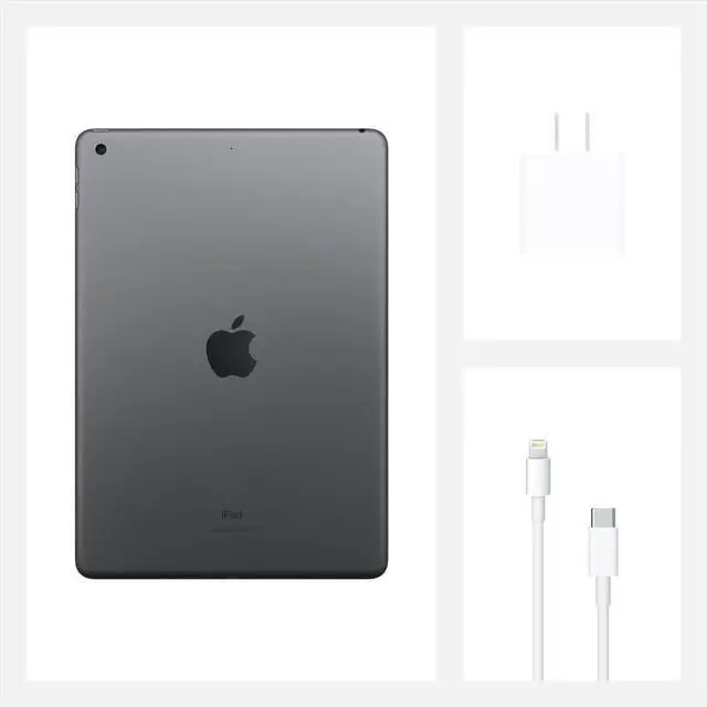 Alt view image 7 of 7 - Apple Certified Refurbished MYL92LL/A iPad (8th Generation) 32GB Flash Storage 10.2" Tablet PC (Wi-Fi) Space Gray Apple One Year Warranty
