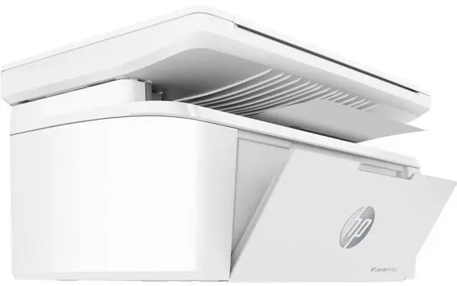 Alt view image 3 of 7 - HP LaserJet Wireless Black and White Laser Printer - White