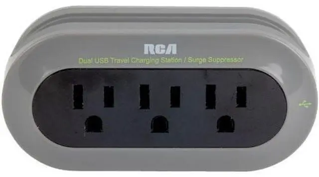 Main image of RCA Travel Charger w/2 USB Input and Cradle