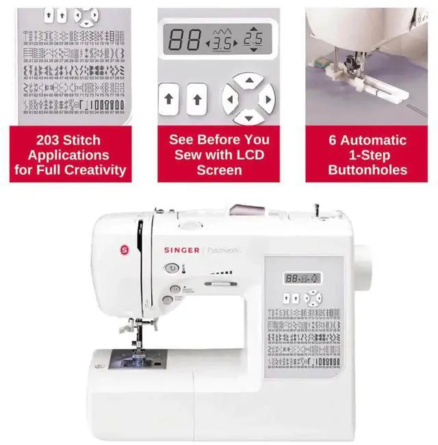 Alt view image 2 of 7 - Singer 7285Q Patchwork Sewing and Quilting Machine