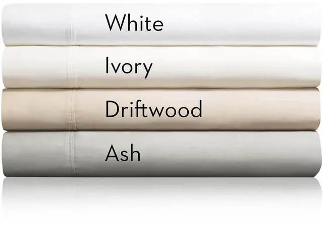 Alt view image 2 of 5 - Malouf 600 Thread Count Cotton Blend Sheets - Queen / Driftwood