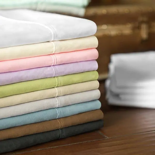 Alt view image 4 of 5 - Malouf Brushed Microfiber Sheets - Queen / Lilac