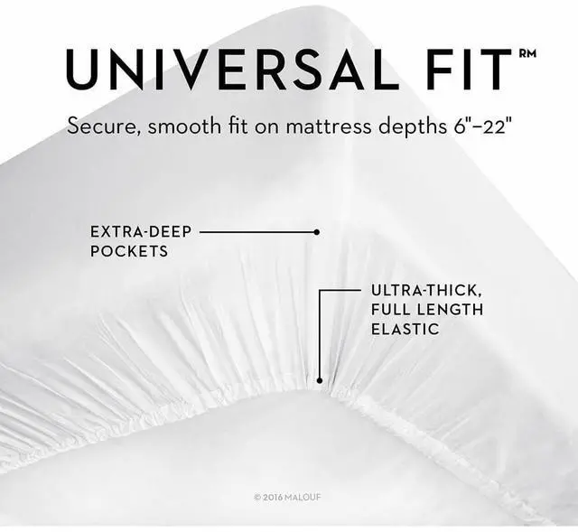 Alt view image 5 of 5 - Malouf Tencel Sheets - King / Ecru