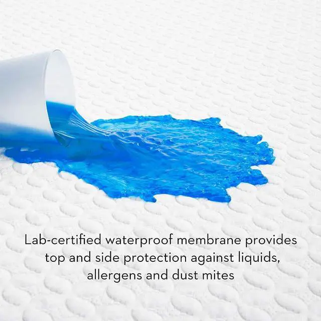 Alt view image 2 of 6 - Malouf SLEEP TITE FIVE SIDED IceTech waterproof mattress cover - California King