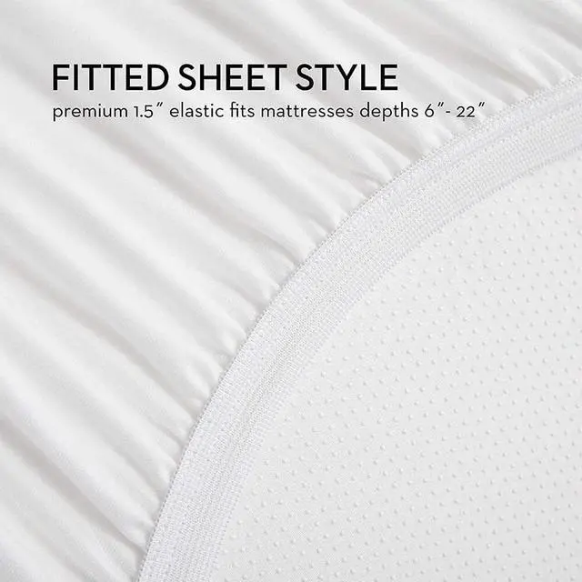 Alt view image 4 of 6 - Malouf SLEEP TITE FIVE SIDED IceTech waterproof mattress cover - California King