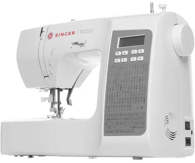 Alt view image 6 of 7 - Singer SC220  Sewing Machine - White