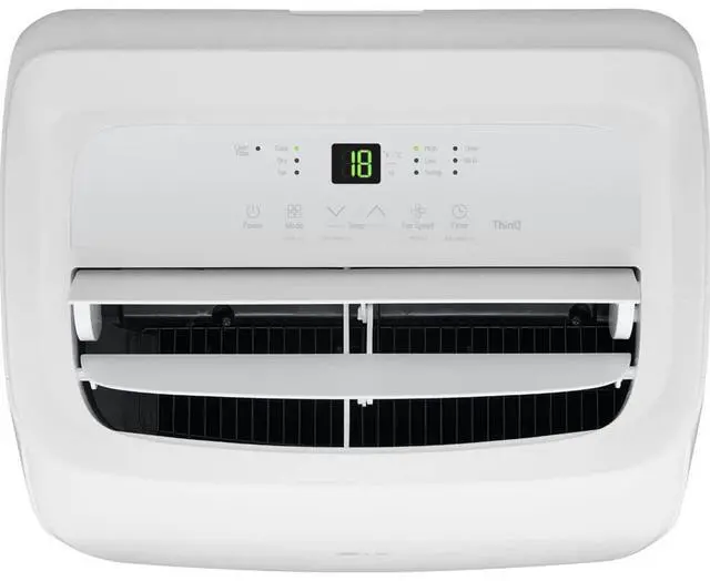 Alt view image 6 of 7 - LG LP0825WSSM 8,350 BTU Smart Wi-Fi Portable Air Conditioner with LCD Remote - White