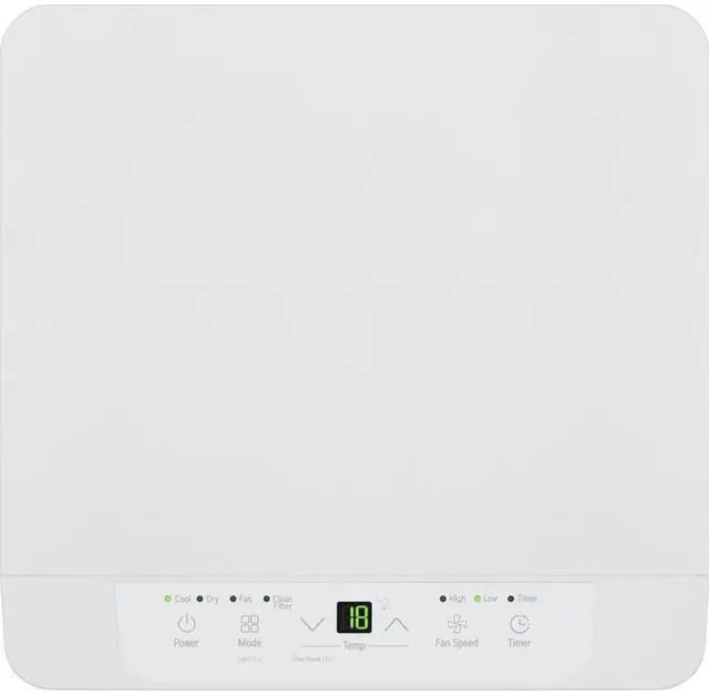 Alt view image 6 of 7 - LG LP0625WFR 6,000 BTU Portable Air Conditioner with LCD Remote - White
