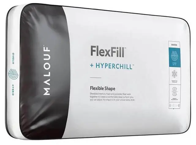 Main image of Malouf ZZQQPEHFSD FlexFill plus Hyperchill Pillow - Queen