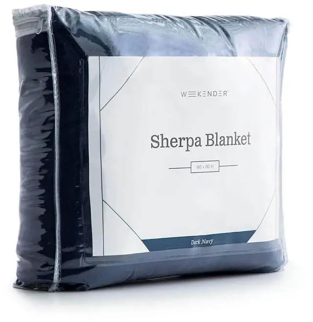 Alt view image 3 of 3 - Malouf The Weekender Sherpa Blanket - Queen