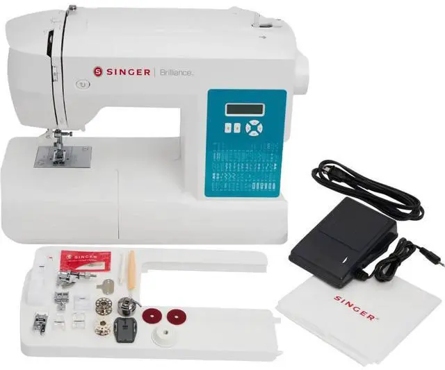 Alt view image 3 of 3 - Singer 6180PLUS7712 6180 BRILLIANCE Plus Sewing Machine with Extension Table
