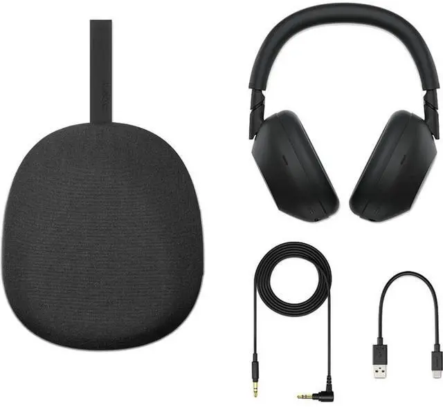Alt view image 7 of 19 - Sony WH1000XM6B Best Wireless Noise Canceling Headphones - Black