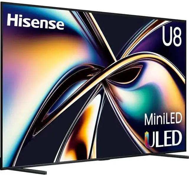 Alt view image 2 of 7 - Hisense 100U8QG 100 inch Class U8 Series 4K Mini-LED QLED UHD Smart Google TV