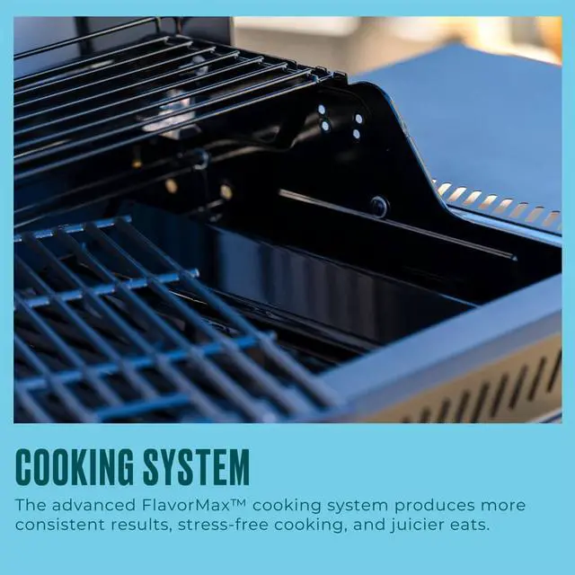 Alt view image 2 of 7 - Char-Broil 463463325 Performance Series FlavorMax 5-Burner Gas Grill - Black