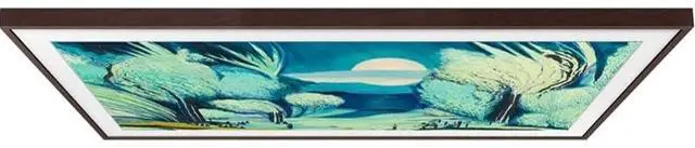 Alt view image 7 of 7 - Samsung 55-Inch Modern Brown The Frame LS03D QLED 4K Smart TV Bundle, Quantum HDR, Art Mode, Slim Fit Wall Mount, Alexa Built-in w/Bezel, AUX HDMI Cable, CPS 24-Month Protection, Streaming Bundle