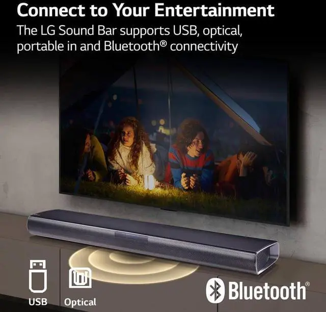 Alt view image 6 of 6 - LG SQC4RKIT1  4.1 Channel Home Theatre Soundbar System, Wireless Subwoofer & Rear Speakers, Dolby Digital, Bluetooth &#