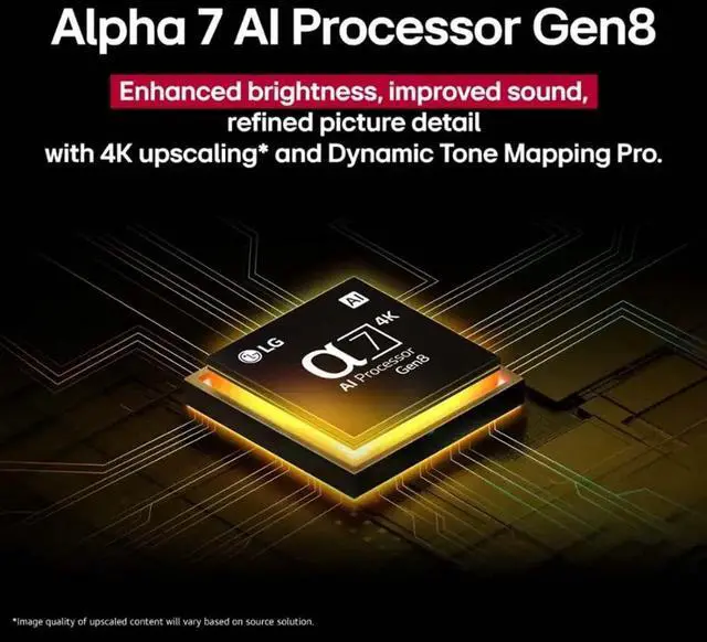 Alt view image 2 of 7 - LG 50UA7700P 50 inch Class UA77 Series LED AI 4K Smart webOS TV (2025)