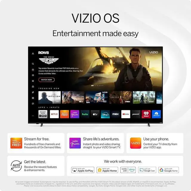 Alt view image 4 of 7 - Vizio VFD40MKIT1  VFD40M 40 inch 1080p Full HD Smart TV Bundle - Alexa Compatible, Bluetooth, HDR, HDMI VRR, ThinFrame