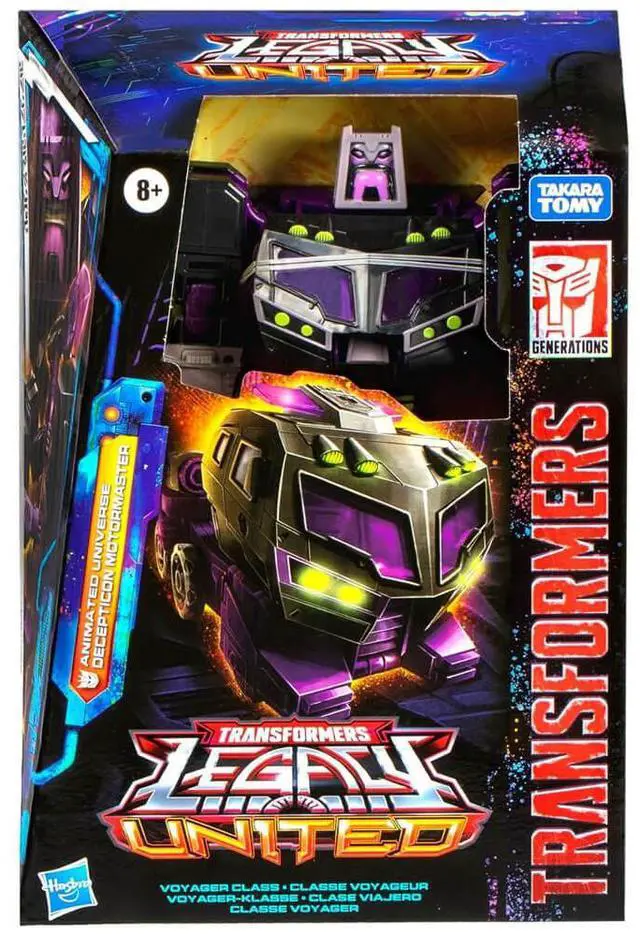 Alt view image 2 of 5 - Hasbro F8547 Transformers 7 inch Transformers Legacy United Voyager Class Transformers: Animated Universe Decepticon Mo