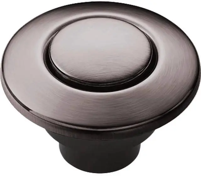 Main image of Moen Plastic Garbage Disposal Air Switch - Black Stainless