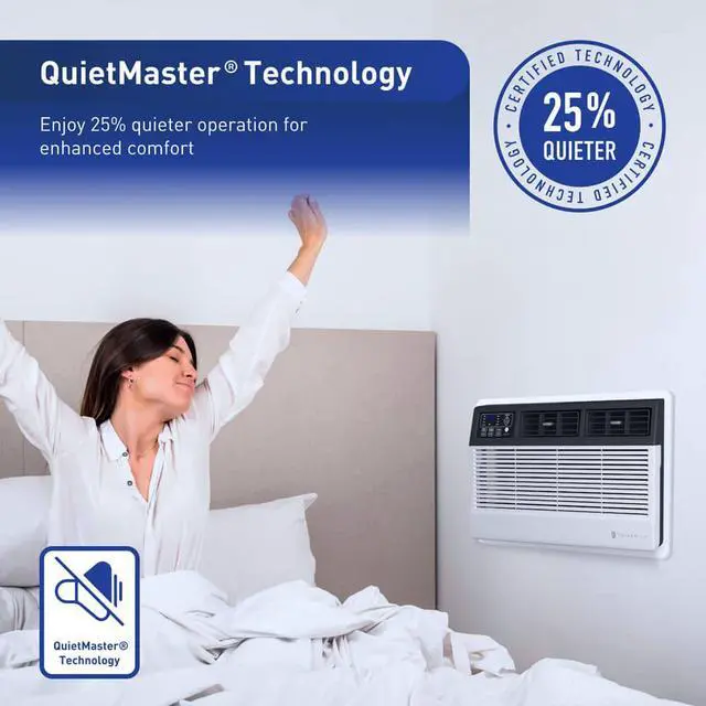 Alt view image 6 of 7 - Friedrich UET12B33A 12,000 BTU Heat/Cool Through-the-Wall Smart Air Conditioner