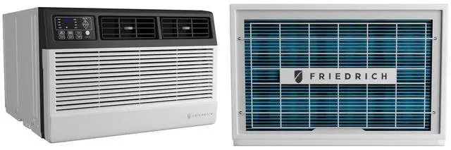 Alt view image 2 of 7 - Friedrich UET12B33A 12,000 BTU Heat/Cool Through-the-Wall Smart Air Conditioner