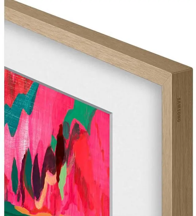 Alt view image 3 of 4 - Samsung VGSCFF85TKB 85 inch The Frame Customizable Bezel - Modern Teak