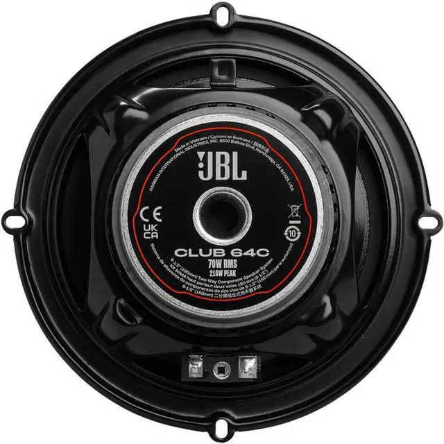 Alt view image 3 of 7 - JBL SPKCB64 6.5 inch 2-Way Component Speaker System