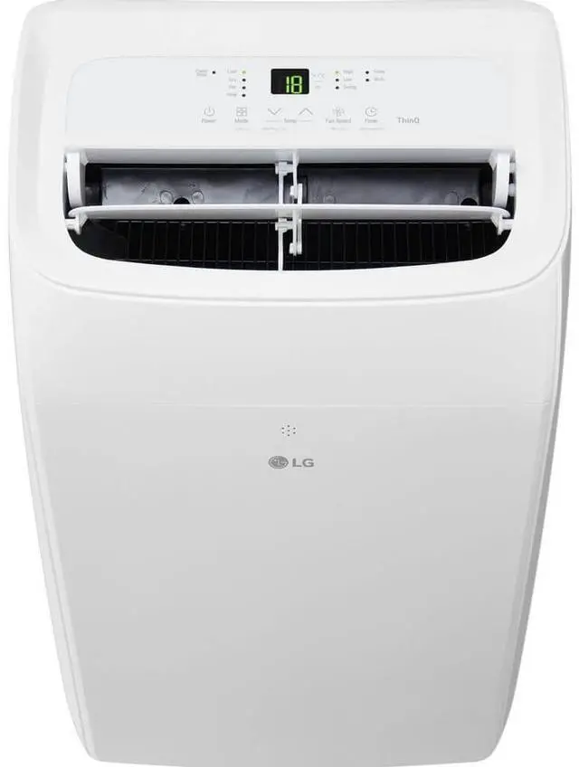 Main image of LG LP1025WHSM 10,000 BTU Smart Wi-Fi Portable Air Conditioner/Heater with LCD Remote - White