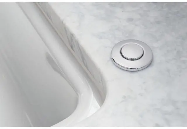 Alt view image 3 of 3 - Moen Plastic Garbage Disposal Air Switch - Chrome
