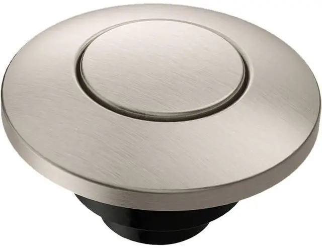 Main image of Moen Plastic Garbage Disposal Air Switch - Spot Resist Stainless