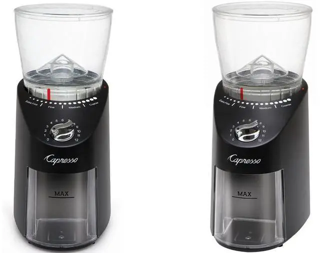 Alt view image 5 of 6 - Capresso 57091 Infinity Plus Conical Burr Grinder - Black - Factory Refurbished
