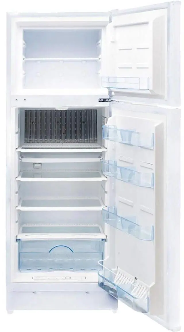 Alt view image 3 of 5 - UNIQUE UGP10CSMW 10 Cu. Ft. White Propane Top Freezer Refrigerator