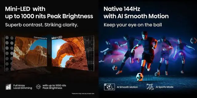 Alt view image 3 of 7 - Hisense 65U65QF 65 inch Class U6 Series 4K Mini-LED QLED UHD Smart Fire TV