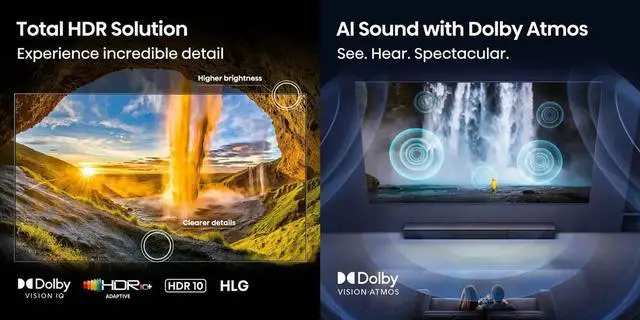 Alt view image 5 of 7 - Hisense 65U65QF 65 inch Class U6 Series 4K Mini-LED QLED UHD Smart Fire TV