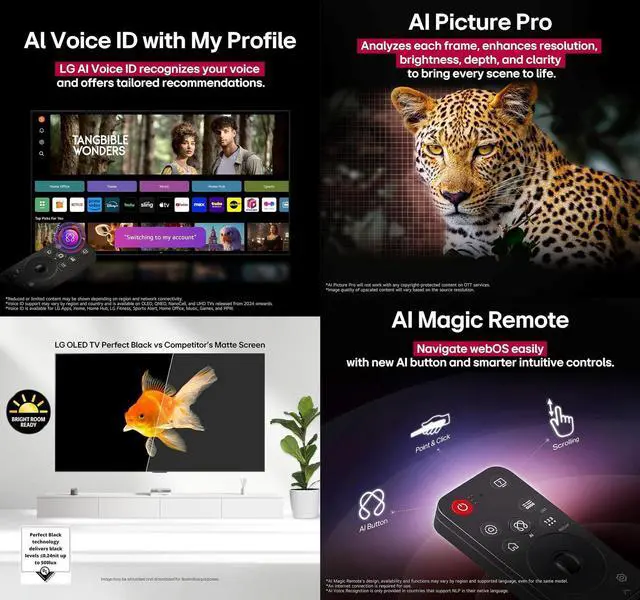 Alt view image 3 of 5 - LG OLED48C5P 48" 4K OLED Smart TV + 24 Month CPS Protection + Streaming Bundle