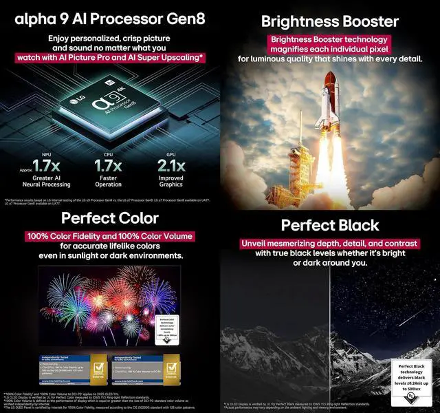 Alt view image 2 of 5 - LG OLED48C5P 48" 4K OLED Smart TV + 24 Month CPS Protection + Streaming Bundle