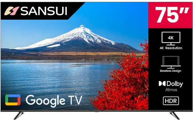 Main image of Sansui S75VHUG 75 inch Class VH Series 4K UHD Smart Google TV