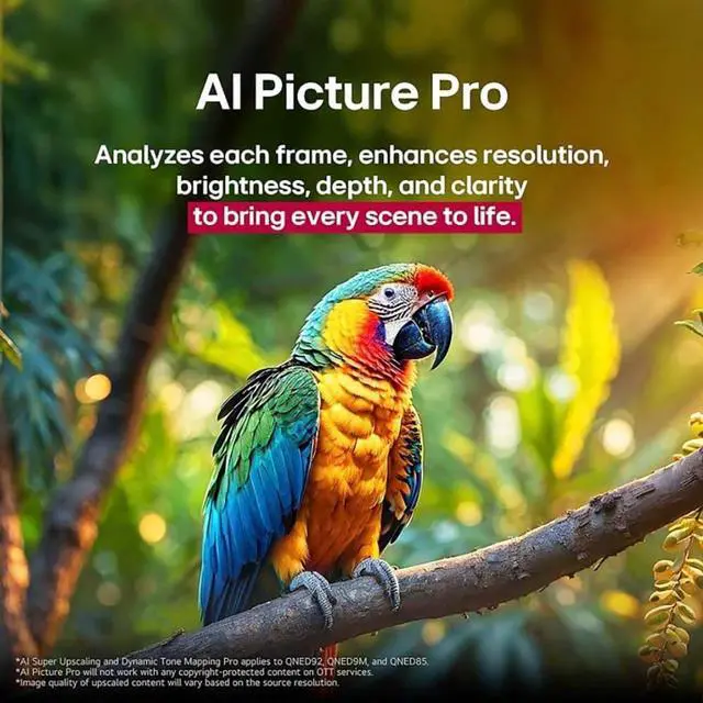 Alt view image 6 of 7 - LG 55QNED82A 55 inch Class 82A Series QNED AI 4K Smart webOS TV (2025)