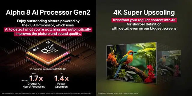 Alt view image 5 of 7 - LG 75QNED85A 75 inch Class 85A Series QNED evo AI MiniLED 4K UHD Smart webOS TV (2025)