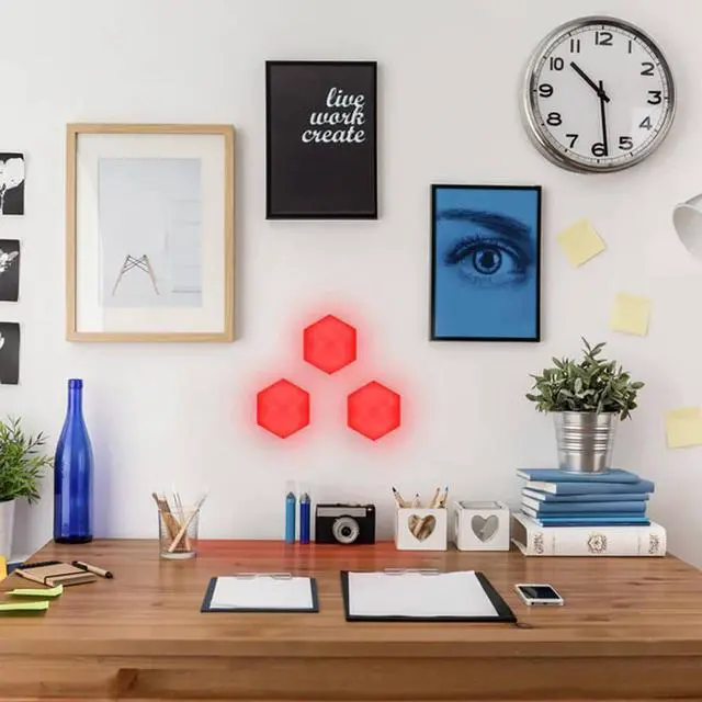 Alt view image 4 of 7 - Monster MLB71056RGB Multi-Color LED Touch Light - 3 Pack